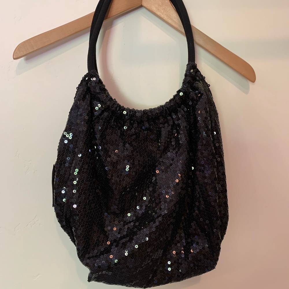 Vintage Candie’s black sequin bag